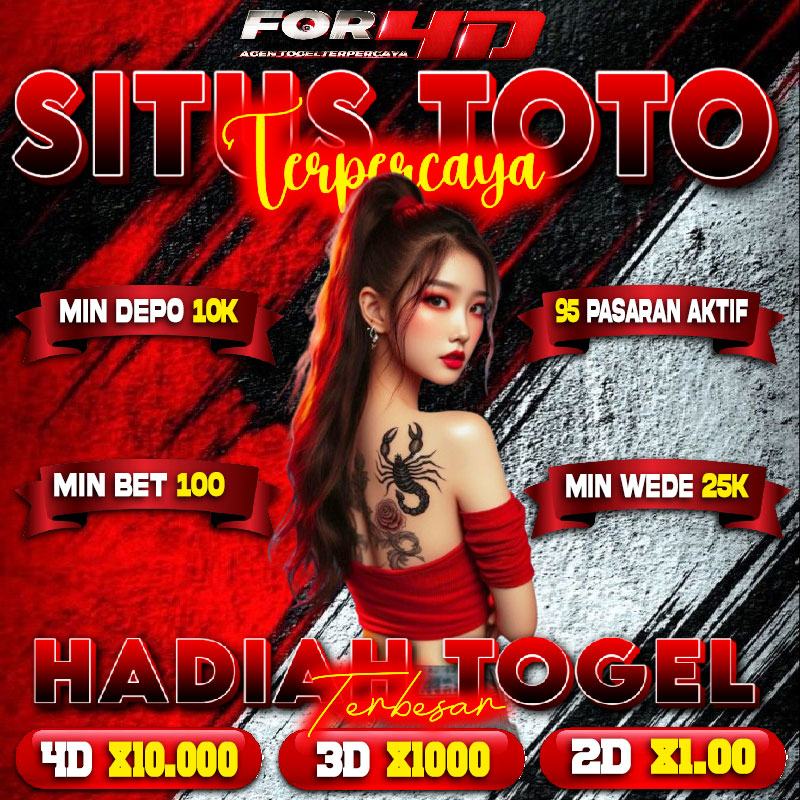 FOR4D Bandar Toto 4D | Rahasia Terpercaya Menang Besar Dengan Prediksi Akurat Setiap Hari
